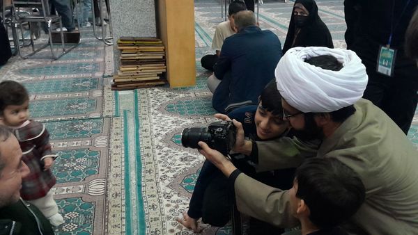 معتکفین با خانواده های خود دیدار کردند 