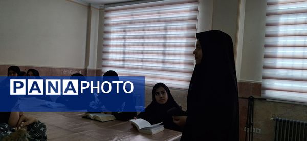 قرائت قرآن هدیه دانش آموزان دبیرستان شهید عیسی وند به روح سید حسن نصرالله