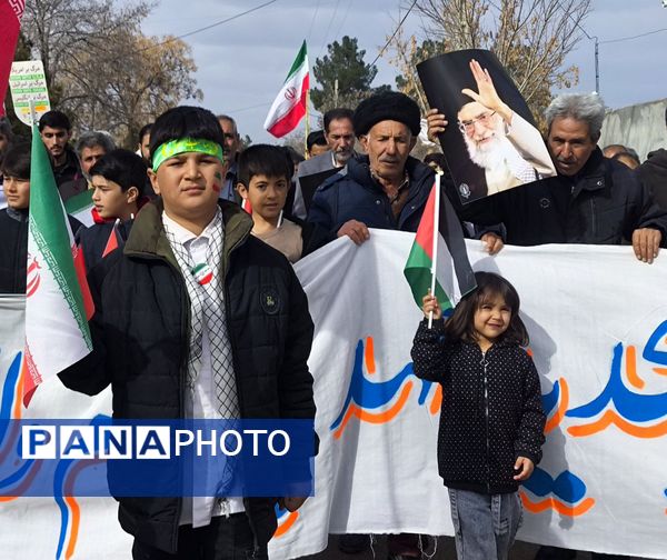 راهپیمایی۲۲ بهمن  شهرستان مانه 