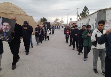 شکوه حضور خیل عاشقان در مراسم علویون قدمگاه گناباد