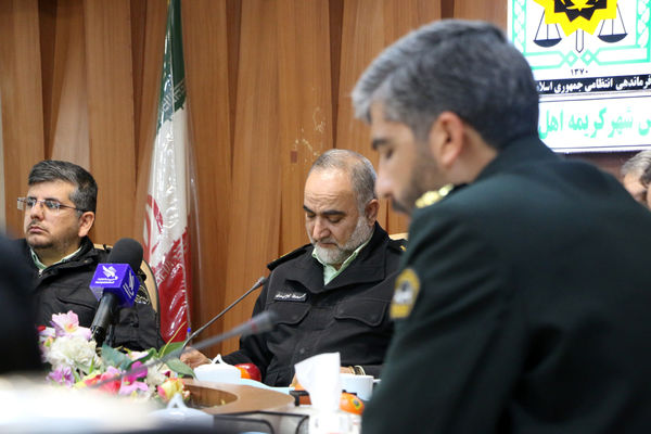 نشست رسانه ای فرمانده انتظامی قم