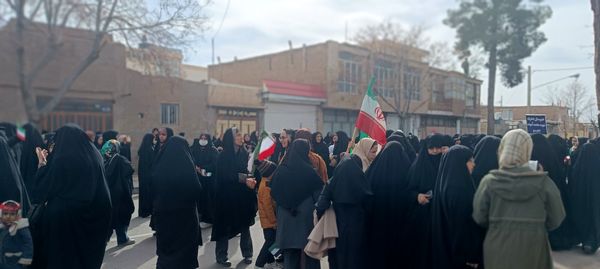 خروش مردم ولایت مدار شهرستان خلیل‌آباد‌ در یوم‌الله 22 بهمن