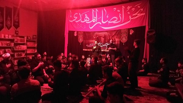 مراسم دهه فاطمیه در هیئت انصار المهدی نیشابور 