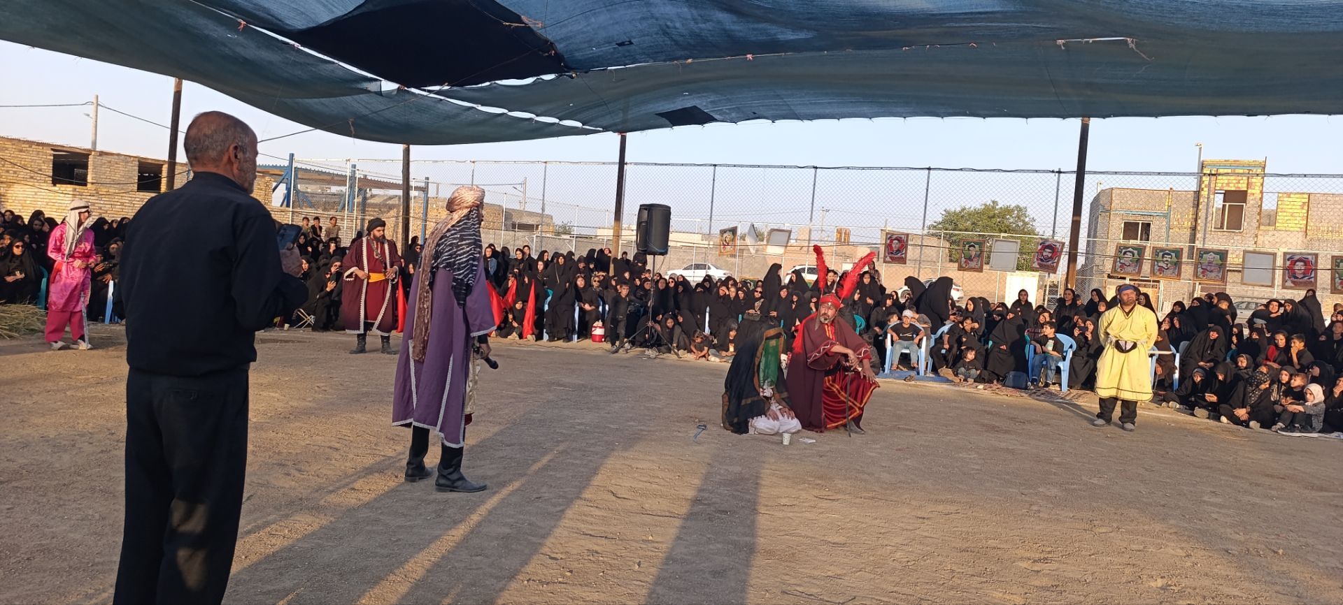  مراسم سنتی شبیه خوانی در آستانه قدمگاه امیرالمومنین (ع) 