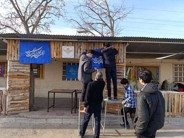 موکب مدرسه قفلی در مشهد