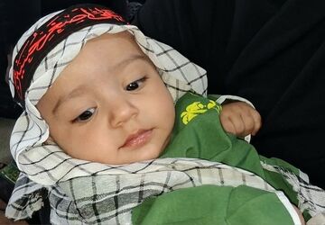 نجوای مادران در سوگ کوچک‌ترین سرباز کربلا