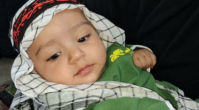 نجوای مادران در سوگ کوچک‌ترین سرباز کربلا