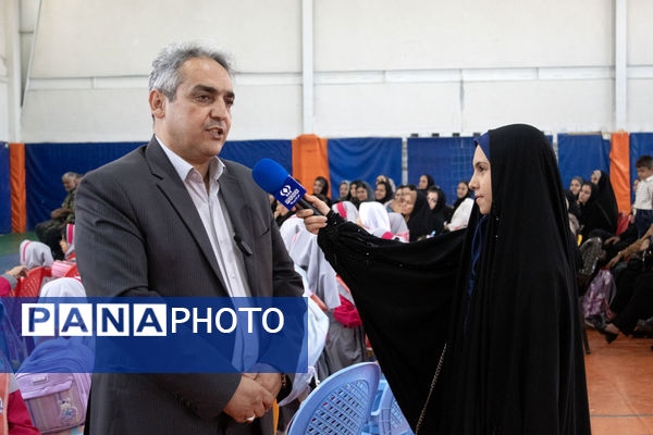 نهال‌های مهر در خاک دبستان ام‌السلمه جاجرم