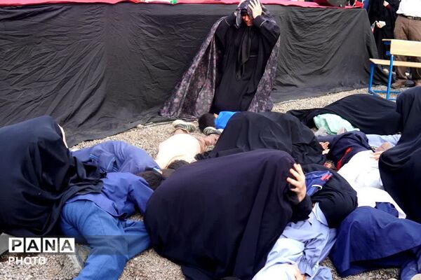 دلنش آموزان گرگانی در سوگ دانش آموزان میناب