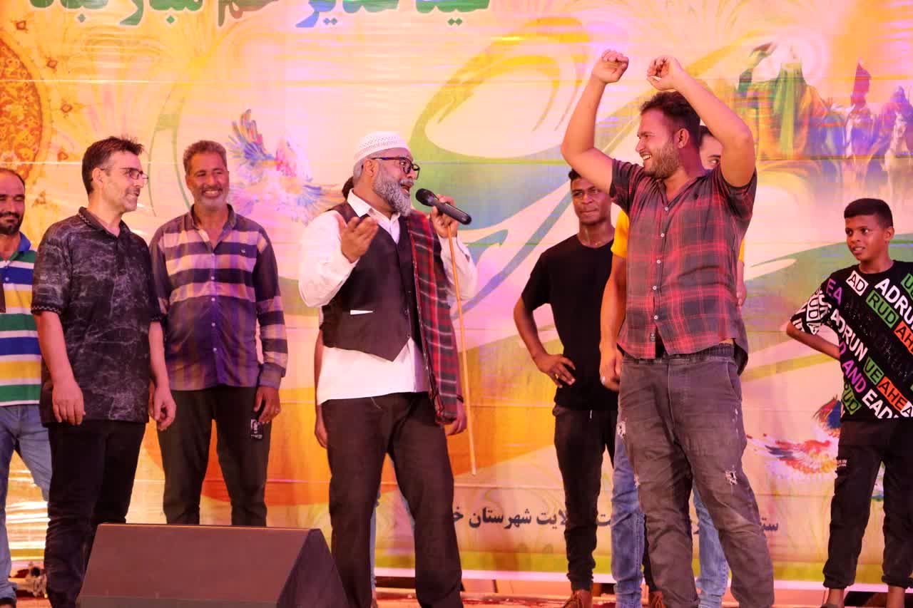 جشن مردمی و خیابانی عید غدیرخم در شهرستان بندرخمیر 