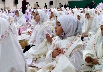 جشن عبادت و بندگی در شهر قیامدشت ری یک