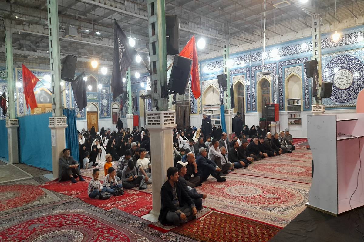 برگزاری آیین عزاداری سالگرد ارتحال امام خمینی(ره) در آستان مقدس حمزه الرضا(ع) شهر زیارت