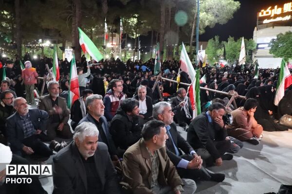 چهل و پنجمین اجتماع شبانه مردم ابرکوه