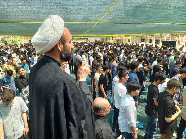 مراسم اربعین حسینی در دبیرستان ماندگار البرز