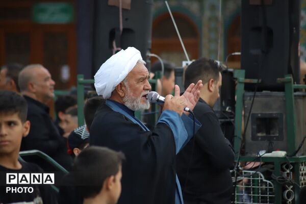 حضور دسته جات عزاداری سالروز شهادت امام حسن مجتبی(ع) در حرم بانوی کرامت