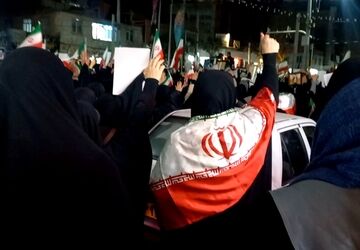خروش مردم شهرستان ساوجبلاغ در پی شهادت امام امت