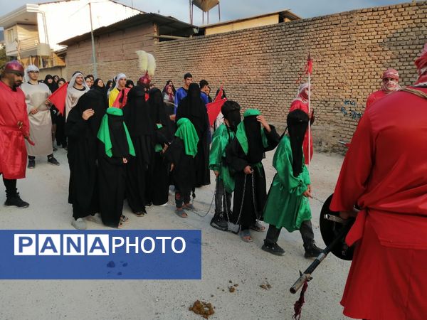 اجرای نمایش آیینی در روستای مهدیرجه گلوگاه 