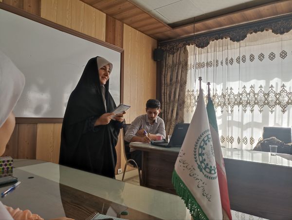 جلسه سوم کلاس‌های «گامی برای بیان شما» خبرگزاری پانا آذربایجان‌شرقی
