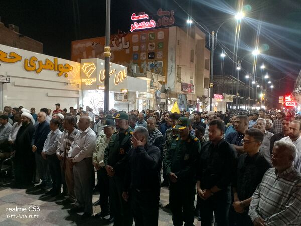 تجمع مردم رودان در محکومیت ترور شهید سیدحسن نصرالله