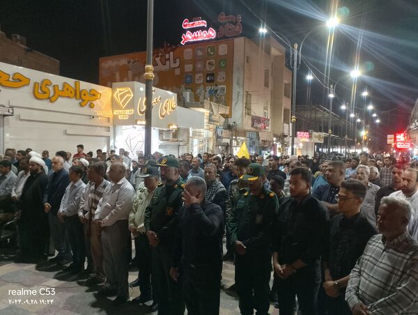تجمع مردم رودان در محکومیت ترور شهید سیدحسن نصرالله