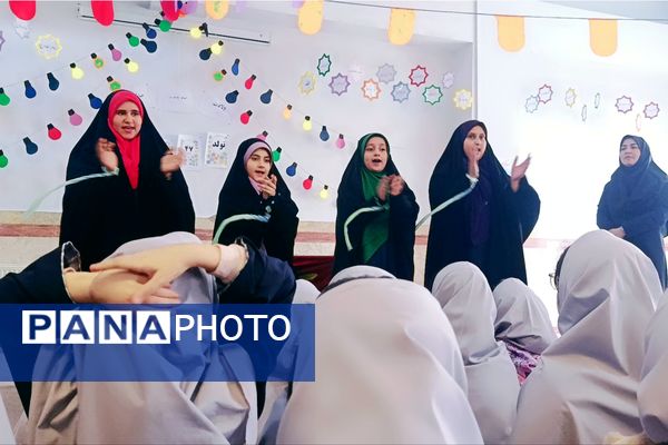 جشن نیمه شعبان در مدرسه شهید اسماعیلی عقدا پردیس 