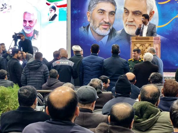 برگزاری ششمین سالگرد شهادت حاج قاسم سلیمانی در گلستان شهدای اصفهان