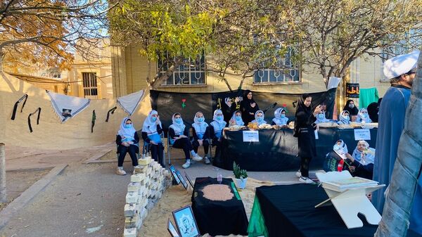 فاطمیه در مدرسه عصمت شهرستان باخرز