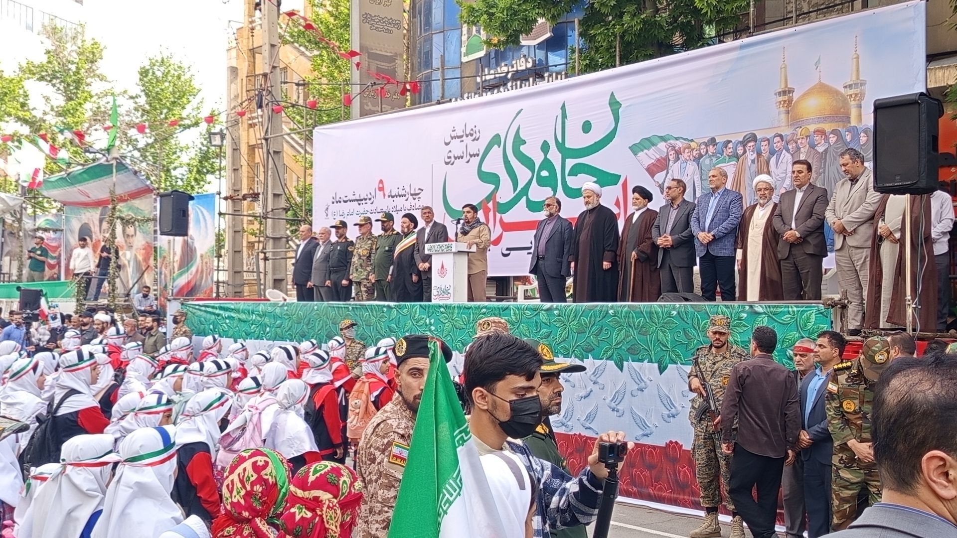 جان‌ فدای ایران در خرم آباد با حضور پرشور مردم انقلابی خرم‌ آباد