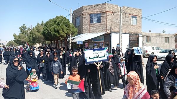 حضور پر شکوه مردم شهرستان جاجرم در راهپیمایی روز جهانی قدس