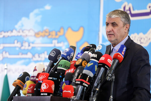 نشست خبری رئیس سازمان انرژی اتمی
