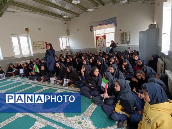  مراسم عزاداری شهادت سید حسن نصرالله در مدارس خلیل‌آباد