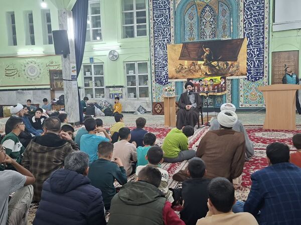 اعتکاف دانش‌آموزان مسجد انقلاب شهرستان بجنورد 
