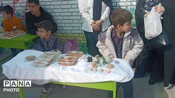 برپایی بازارچه دانش آموزی در شهرستان کاشمر 