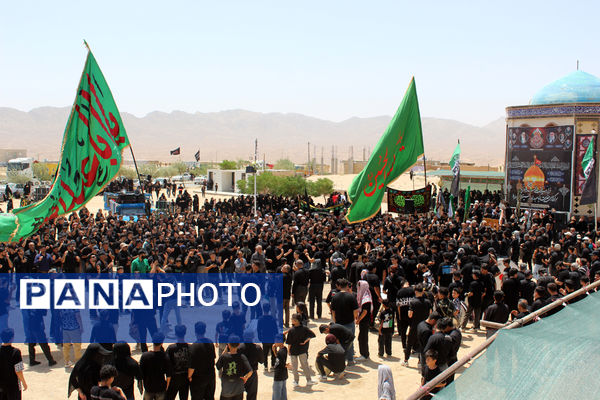عزاداری تاسوعای حسینی در شهر درق 