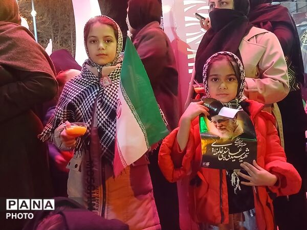 حضور گسترده مردم انقلابی در خیابان‌های گالیکش