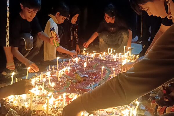 پلدختر غرق در سوگ شام غریبان حسینی شد