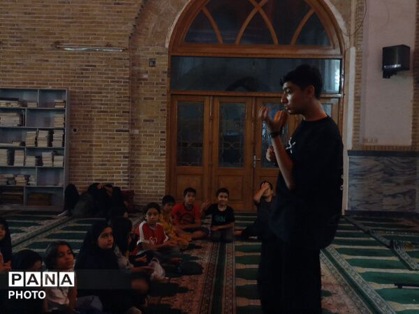 فعالیت غرفه کودک مسجد جامع شهرستان نیشابور 