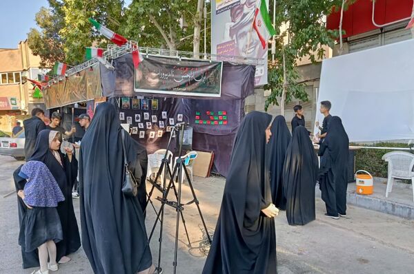 برپایی موکب دختران بصیرا در بجنورد 