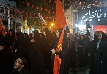 آخرین بدرقه؛ اجتماع مردم نظرآباد در میادین شهر برای وداع با رهبر شهید