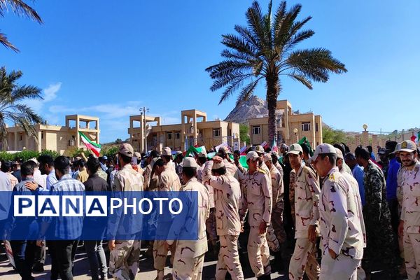 حضور  پرشور مردم بوموسی در راهپیمایی ۲۲بهمن 