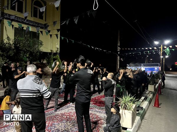 مراسم شور حسینی در ساوجبلاغ شهرک ینگی امام