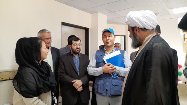 آیین افتتاح مدرسه ۱۴ کلاسه شهید جمهور ابراهیم رئیسی در شهرستان ملارد