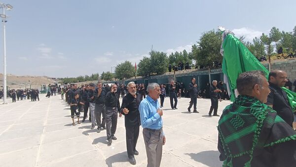 مراسم تاسوعای حسینی در آستانه سید سلطان فقیه‌الدین