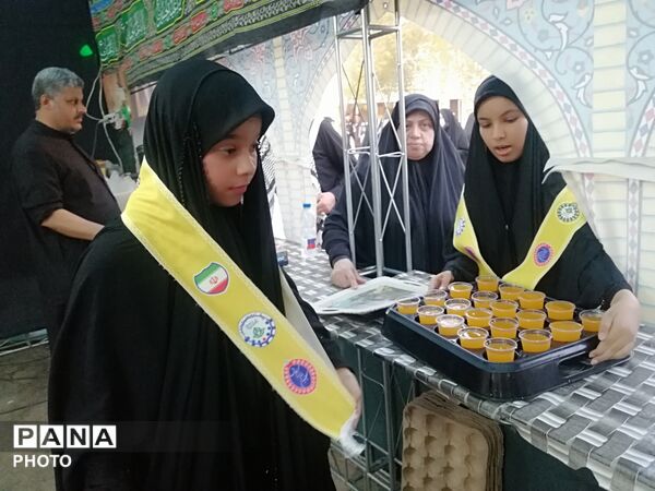 ناحیه یک اهواز میزبان زائران اباعبدالله