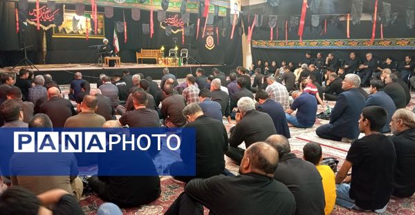 مراسم شب هشتم محرم در  هیئت فرهنگیان 