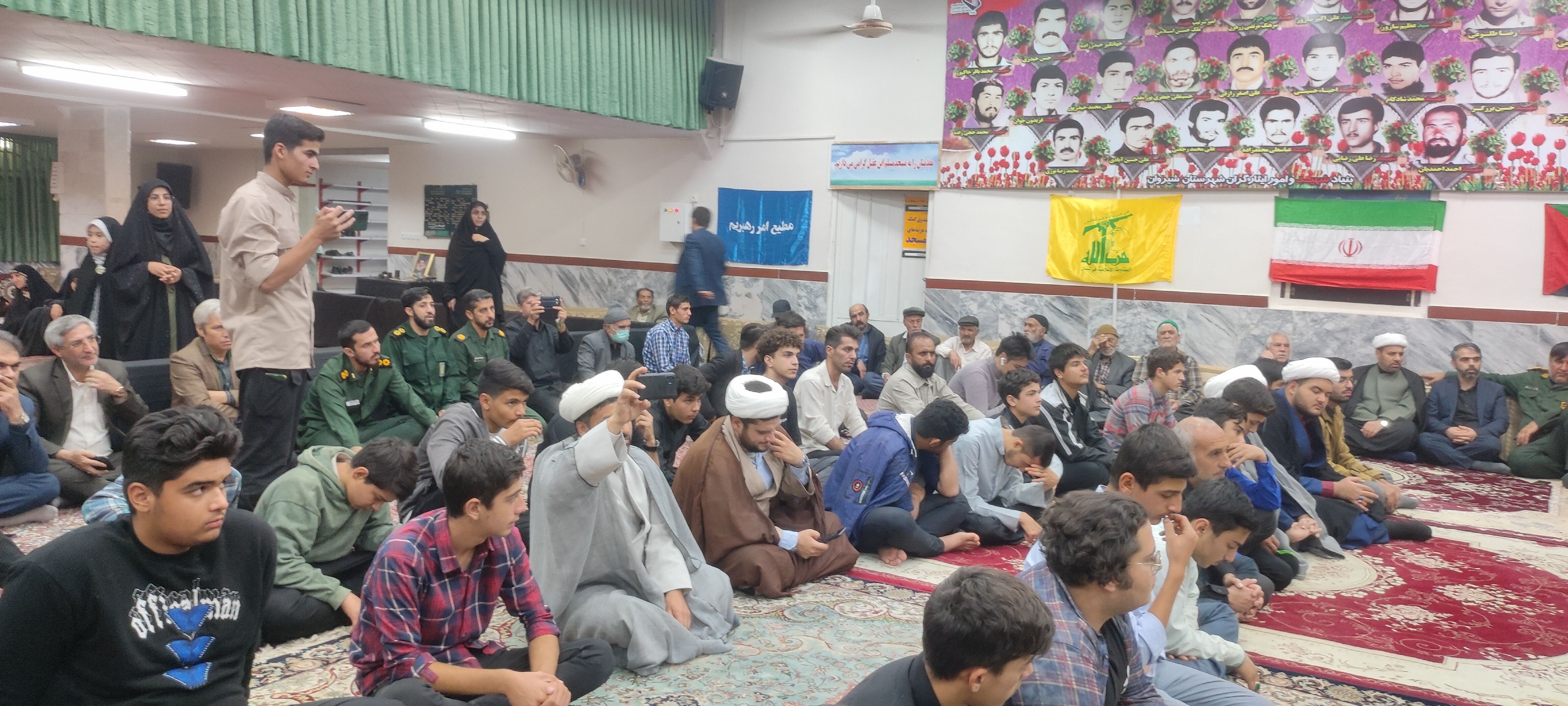 اجتماع امت حزب الله شیروان در پی شهادت شهید سید حسن نصرالله و حمایت از جبهه مقاومت و محکوم کردن رژیم صهیونیستی