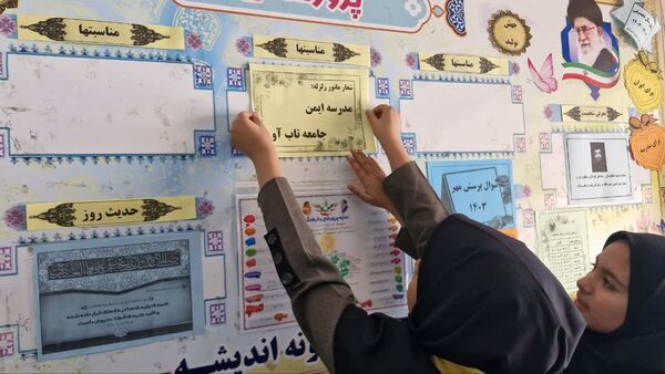 بیست و ششمین مانور سراسری زلزله در دبیرستان نمونه اندیشه کاشمر