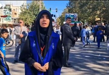 راهپیمایی باشکوه سیزدهم آبان در شهرستان گالیکش