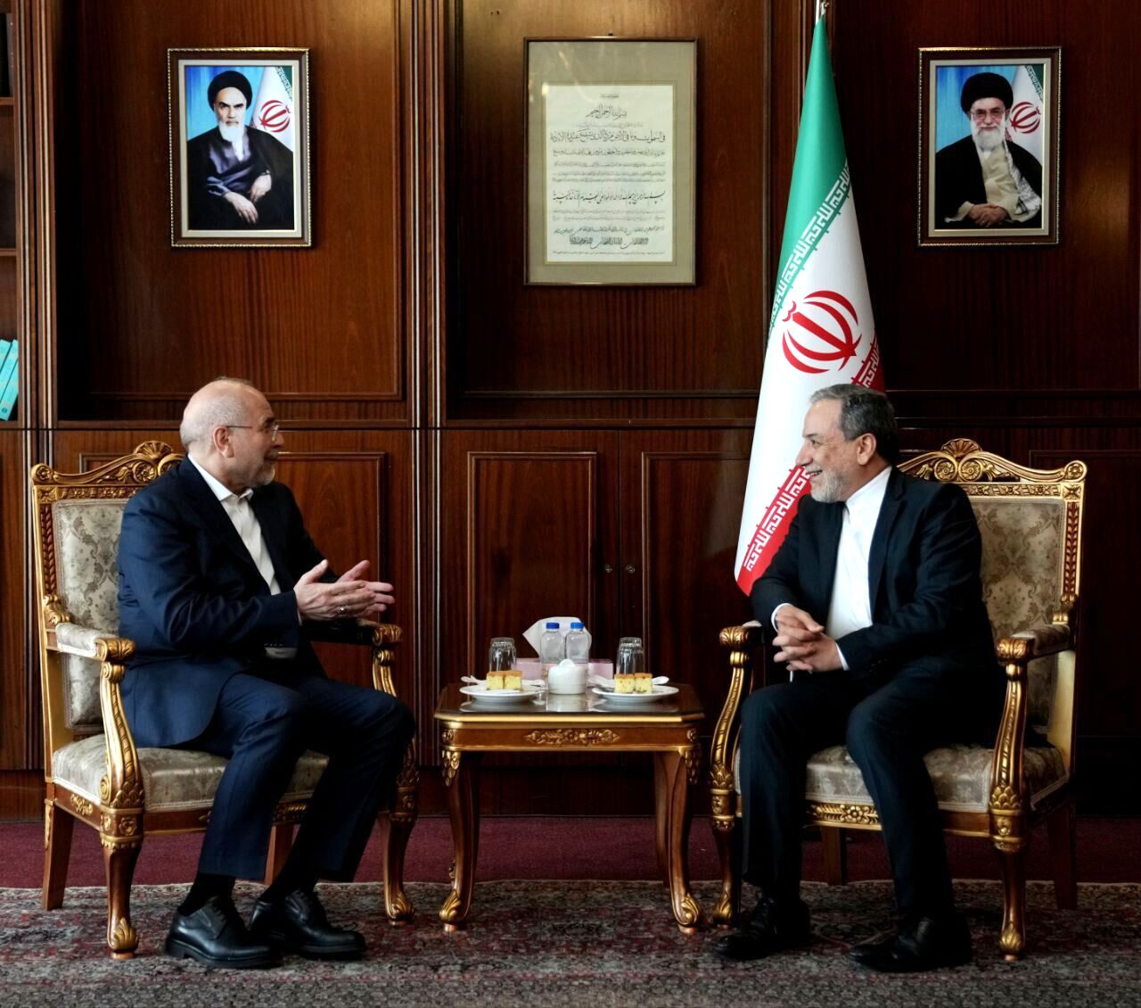 پیام تبریک عراقچی به رئیس مجلس شورای اسلامی