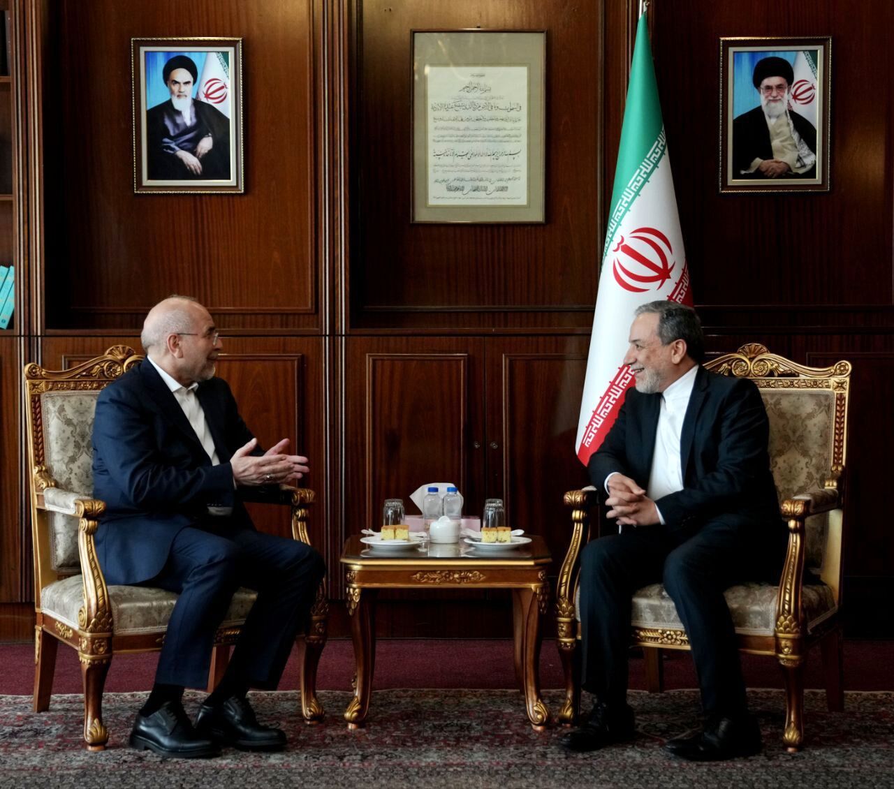 پیام تبریک عراقچی به رئیس مجلس شورای اسلامی